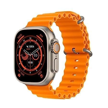 SQUL Premium S8 Ultra Smart Watch with 4G SIM Card, App Store Working, Google Maps, Facebook, YouTube, Android,Bluetooth Calling, Extra Band - Squl Tech 