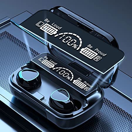 SQUL M10 Earbuds Bluetooth 5.1 Canceling in Ear Earbuds LED Display & Power Bank Bluetooth Headset. - Squl Tech 