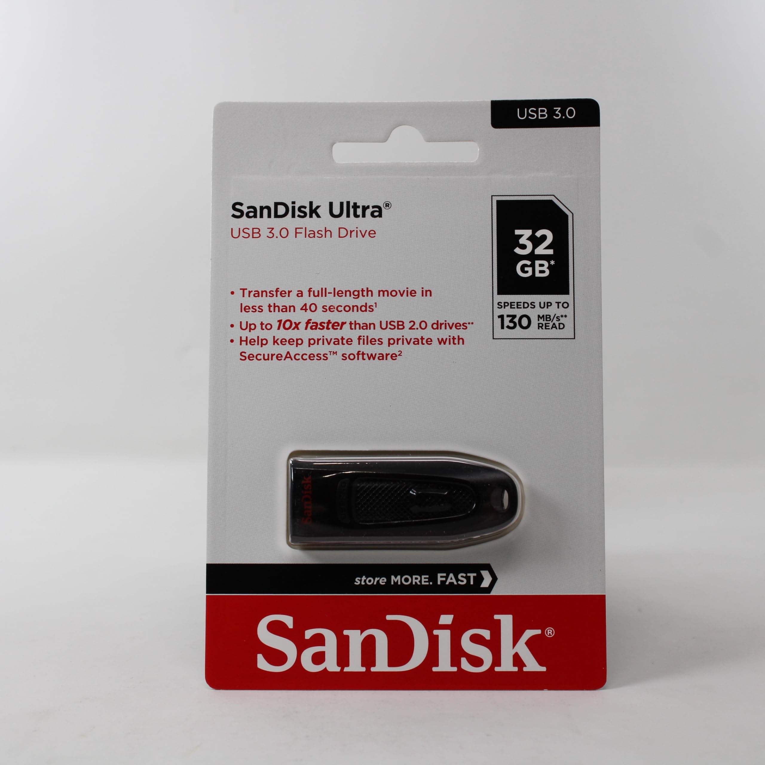 SanDisk Ultra 64 GB USB 3.0 Pen Drive (SDCZ48-064G-135/SDCZ48-064G-UAM46, Black) - Squl Tech 